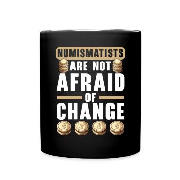Coin Collector Numismatist Coin Collecting - Full Colour Mug - black - Front