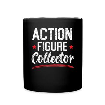 Action Figure Collector Hobby Toy Collection - Full Colour Mug - black - Front
