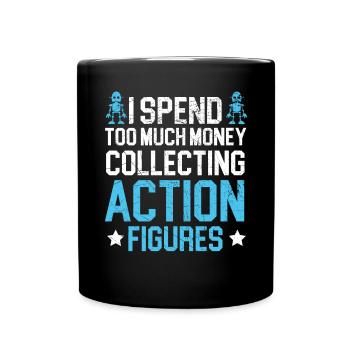 Action Figurine Collector Hobby Toy Collection - Mug uni - noir - Devant