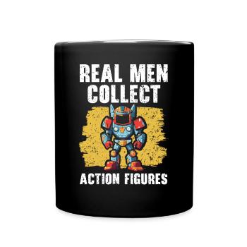 Actionfigur Sammler Hobby Spielzeug Sammlung - Tasse einfarbig - Schwarz - Vorne
