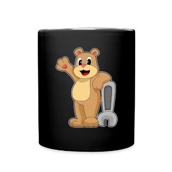 Atelier de clés mécaniques Bear - Mug uni - noir - Devant