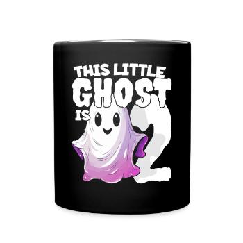 Dieser kleine Quälgeist ist 2 - zwei Jahre - 2. - Tasse einfarbig - Schwarz - Vorne