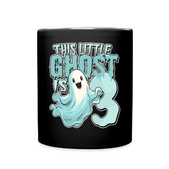 This little pest is 3 - three years - 3. - Full Colour Mug - black - Front