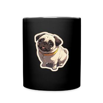 Carlin Carlin Chien Pug Cadeaux Carlin Amoureux du Carlin - Mug uni - noir - Devant