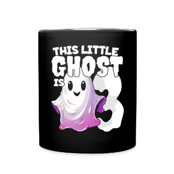 This little pest is 3 - three years - 3. - Full Colour Mug - black - Front