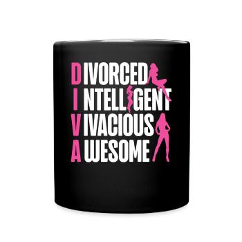 Happy Divorce Party divorcé - Mug uni - noir - Devant