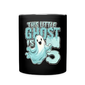 Ce petit ravageur est 5 - cinq ans - 5. - Mug uni - noir - Devant