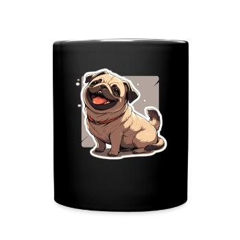 Carlin Carlin Chien Pug Cadeaux Carlin Amoureux du Carlin - Mug uni - noir - Devant
