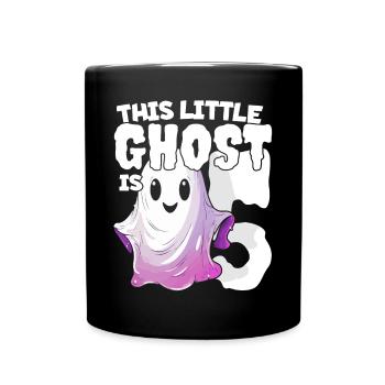This little pest is 5 - five years - 5. - Full Colour Mug - black - Front