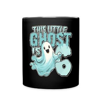Dieser kleine Quälgeist ist 6 - sechs Jahre - 6. - Tasse einfarbig - Schwarz - Vorne