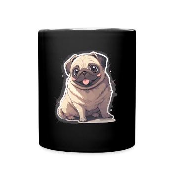 Carlin Carlin Chien Pug Cadeaux Carlin Amoureux du Carlin - Mug uni - noir - Devant