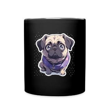 Carlin Carlin Chien Pug Cadeaux Carlin Amoureux du Carlin - Mug uni - noir - Devant