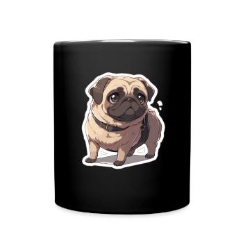 Carlin Carlin Chien Pug Cadeaux Carlin Amoureux du Carlin - Mug uni - noir - Devant