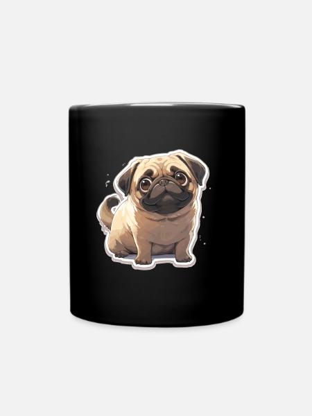Carlin Carlin Chien Pug Cadeaux Carlin Amoureux du Carlin - Mug uni - noir