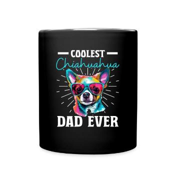 Chihuahua Chiwawa Dog Breed Pet Coolest Chihuahua - Tasse einfarbig - Schwarz - Vorne