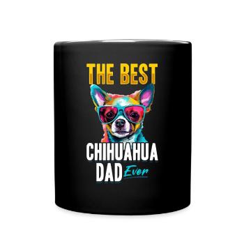 Chihuahua Chiwawa Dog Breed Pet - Tasse einfarbig - Schwarz - Vorne