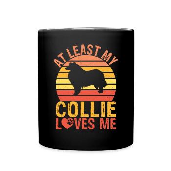 Cadeaux Collie - Mug uni - noir - Devant