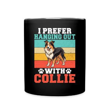 Cadeaux Collie - Mug uni - noir - Devant