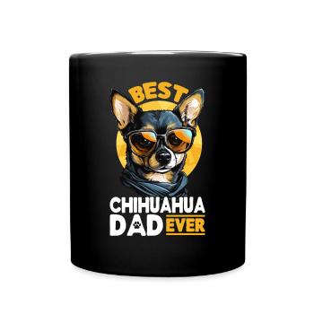 Chihuahua Chiwawa Dog Breed Pet - Tasse einfarbig - Schwarz - Vorne