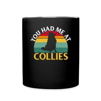 Cadeaux Collie - Mug uni - noir - Devant