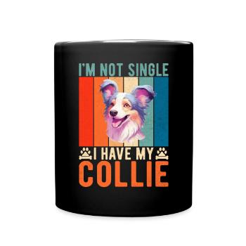 Cadeaux Collie - Mug uni - noir - Devant