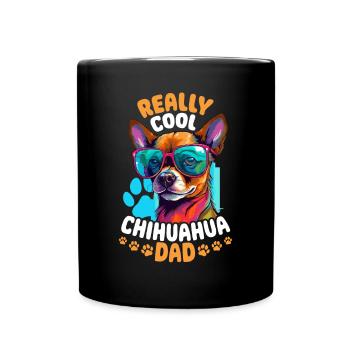 Chihuahua Chiwawa Dog Breed Pet - Really Cool - Tasse einfarbig - Schwarz - Vorne