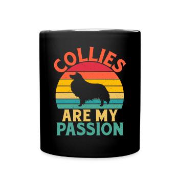 Cadeaux Collie - Mug uni - noir - Devant