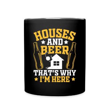 Fun day of house demolition - Full Colour Mug - black - Front