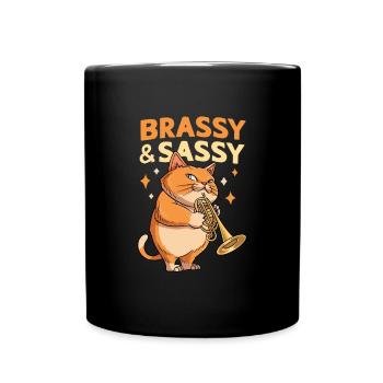Mellophonist Musical Instrument Mellophone Player - Full Colour Mug - black - Front