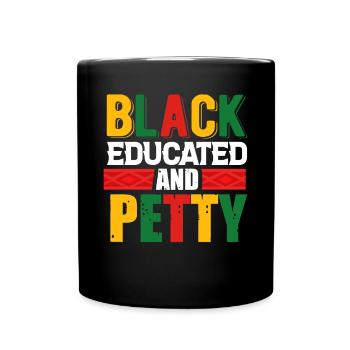 Black History Month Black History - Tasse einfarbig - Schwarz - Vorne