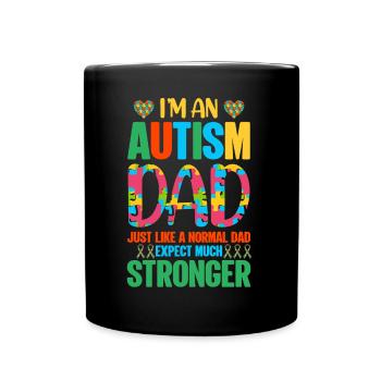 Autisme Autiste - Mug uni - noir - Devant