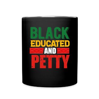 Black History Month Black History - Tasse einfarbig - Schwarz - Vorne