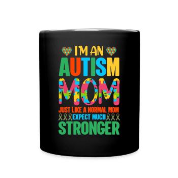 Autisme Autiste - Mug uni - noir - Devant