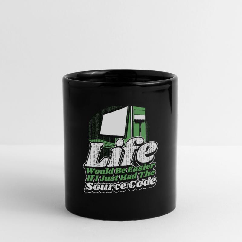 Life Would Be Easier Developer Coder Programmer Full Colour Mug