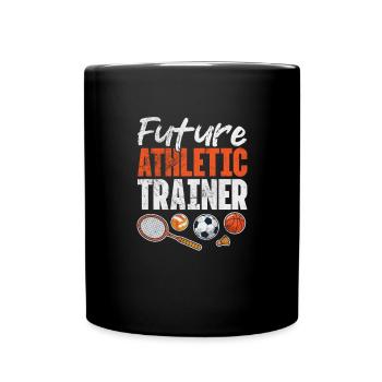 Sportmediziner Sportmedizin Athletiktrainer - Tasse einfarbig - Schwarz - Vorne