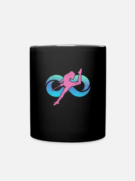 Baton Twirling - Tasse einfarbig - Schwarz