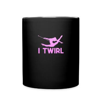 Baton Twirling Gymnastics Gymnastics Gift - Full Colour Mug - black - Front