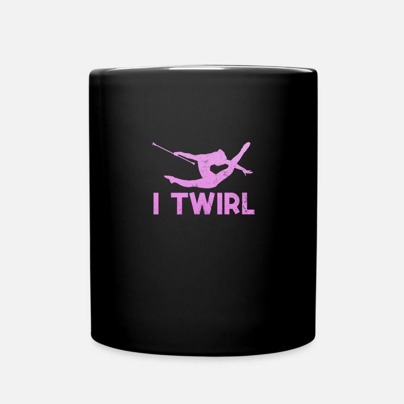 Baton Twirling - Mug uni - noir