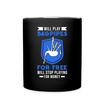 Cornemuses Argent Cornemuses - Mug uni - noir - Devant