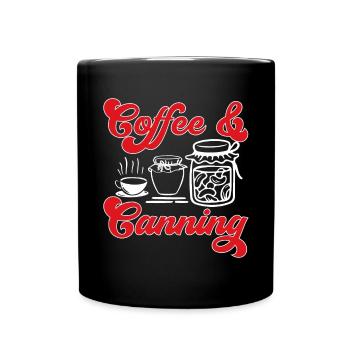 Einmachen Einkochen Lebensmitteln Konservieren - Tasse einfarbig - Schwarz - Vorne