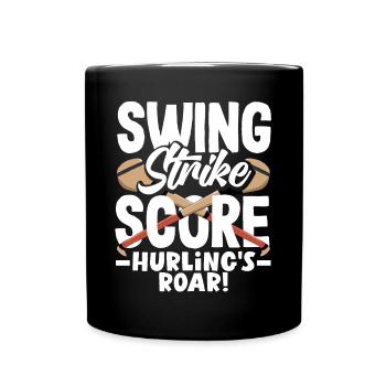 Hurling Irlande Gaélique Équipe irlandaise de sport sliotar - Mug uni - noir - Devant