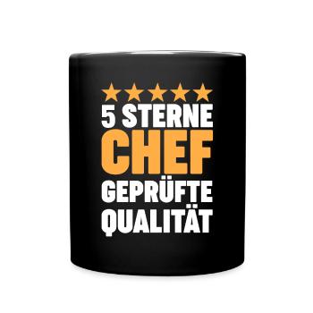 Arbeit Kollegen Büro Teamleiter Führungskraft Chef - Tasse einfarbig - Schwarz - Vorne