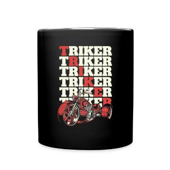 Triker Trikebike Tricycle Motorcycle Threewheeler - Full Colour Mug - black - Front