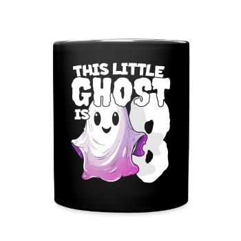 Dieser kleine Quälgeist ist 8 - acht Jahre - 8. - Tasse einfarbig - Schwarz - Vorne