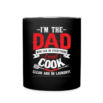 Dad Joke Husband Wife House Family - Full Colour Mug - black - Front