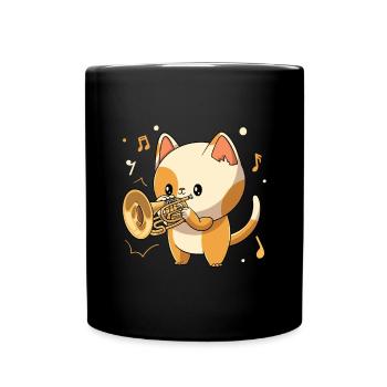 Mellophonist Musical Instrument Mellophone Player - Full Colour Mug - black - Front