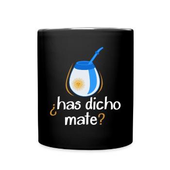 Drapeau de l’Argentine Thé yerba maté argentin - Mug uni - noir - Devant