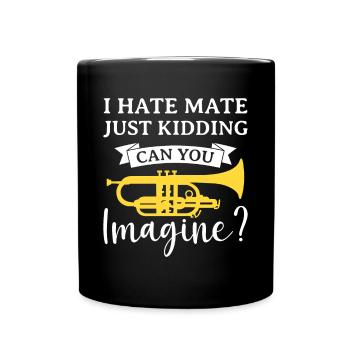 Mellophonist Musical Instrument Orchestra - Full Colour Mug - black - Front