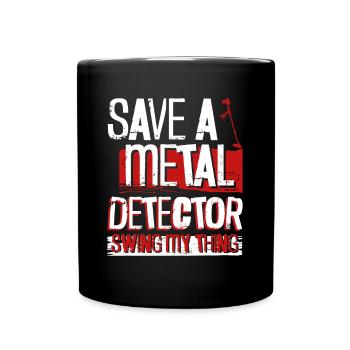 Safe A Détecteur de métaux - Swing My Thing - Mug uni - noir - Devant
