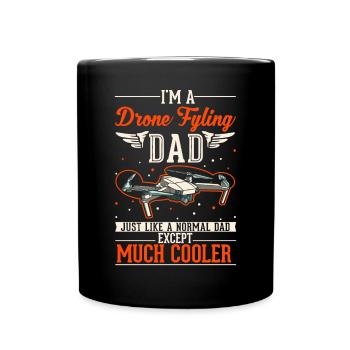 Drone Père Drone Pilote Quadcopter - Mug uni - noir - Devant